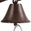 Vintage Cast Iron Rooster Bell for Home and Garden Decor