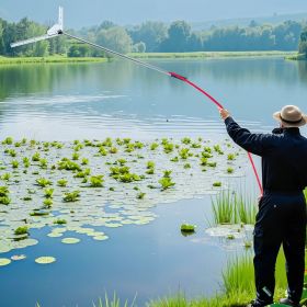 Lake Weed Cutter Pond Aquatic Plant Cutting Tool With 37 In Max Cut Width (Option: Multicolor)