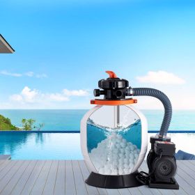 Pool Filter Balls For Sand Filter Pump 4.6 Lbs Reusable For Swimming Pool (Option: White)