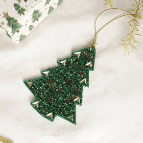 Expobazaar MULTI BEADED STAR HANGING ORNAMENT- Multi (Option: Multi)