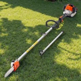 Gas Pole Saw 25CC 2-Stroke Extendable Cordless Tree Trimmer 8 In Cutting Bar (Option: Multicolor)
